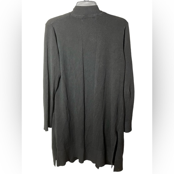 Alexander & Oak Open Front Long Sweater Cardigan with pockets - Picture 2 of 5